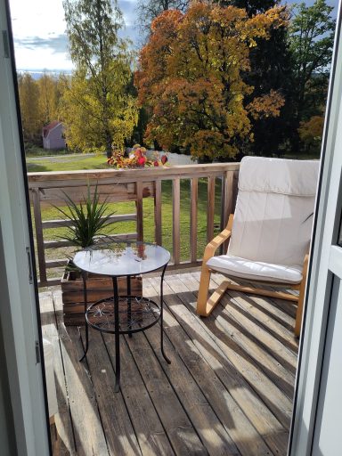 Blick auf die Veranda